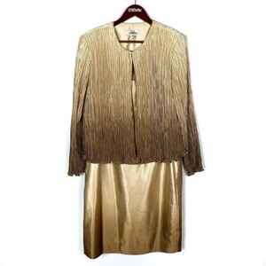 Patra Gold Mini Dress
